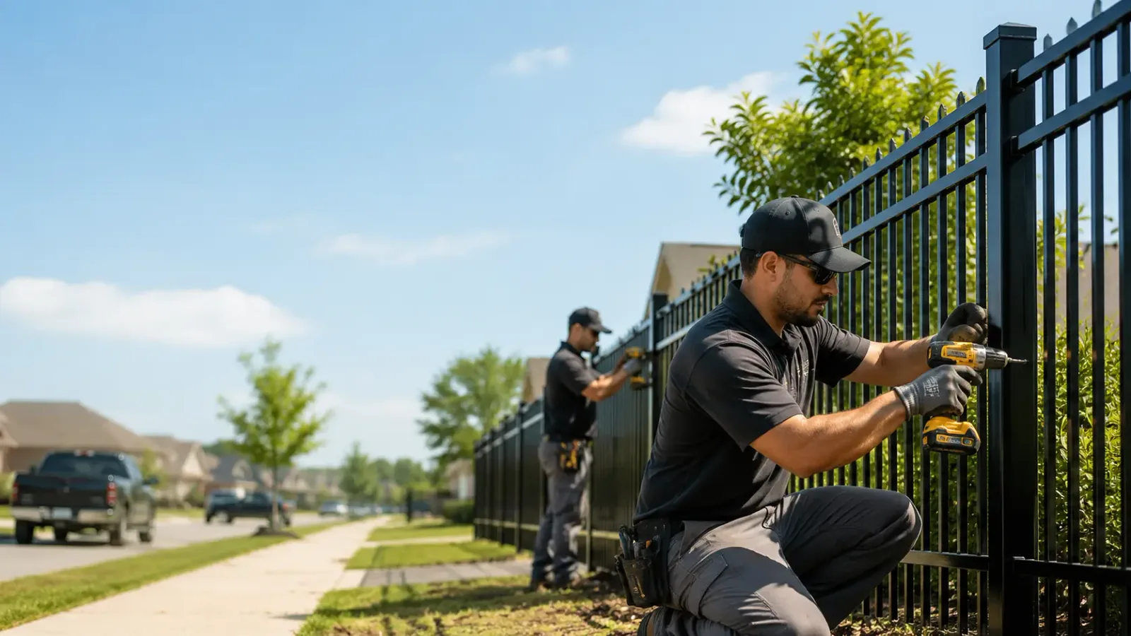Metal Fence Installation in Brookfield, MA